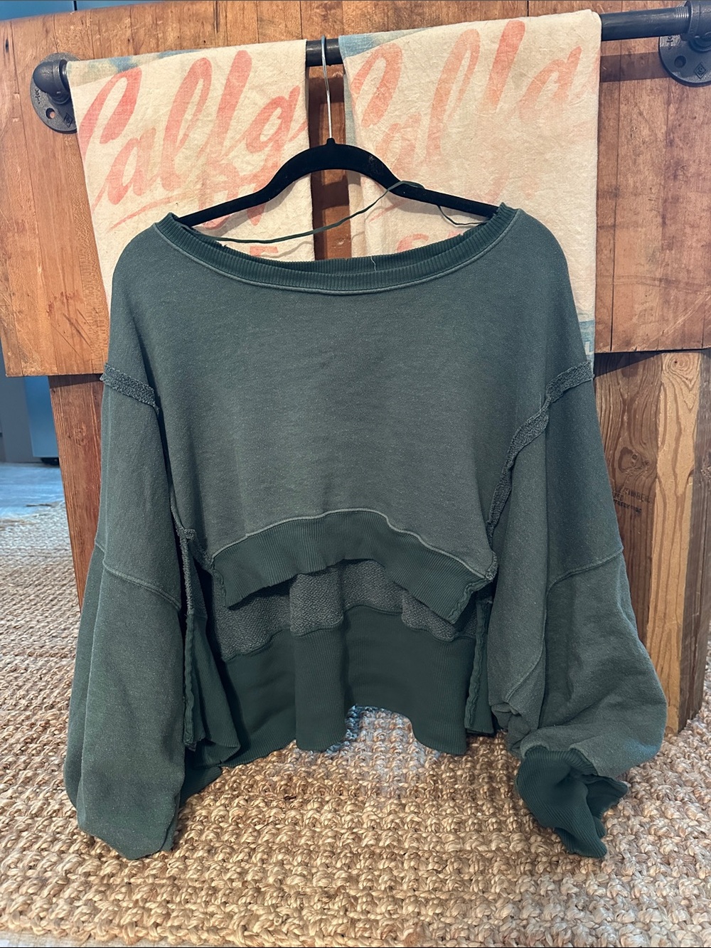 We the free Camden Cropped Sweatshirt , free people